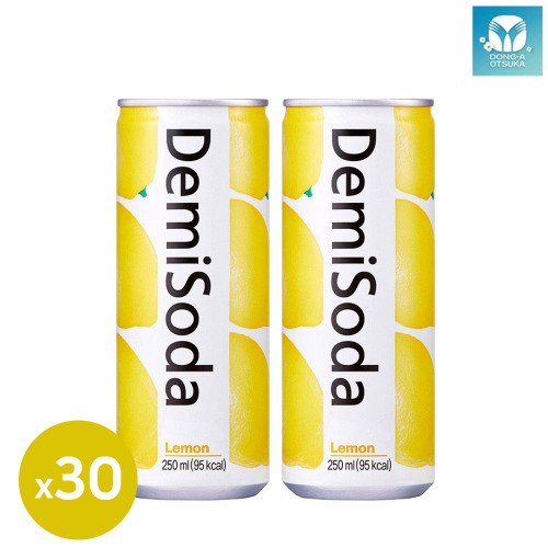 데미소다 레몬 250ml 30입 탄산음료 PC방음료